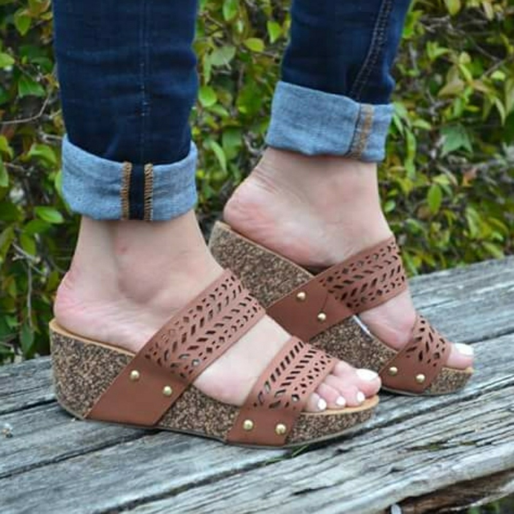 Women's Platform Wedge Heel Sandals